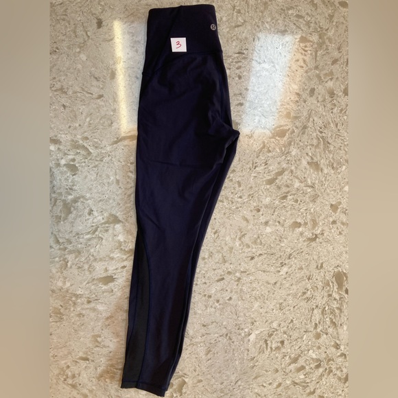 SOLD Lululemon Leggings Navy - Picture 2 of 2